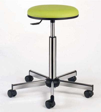 Tabouret Labo sur roulettes