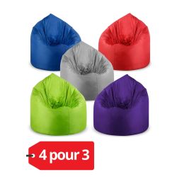 Pouf super assise - 4 pour le prix de 3