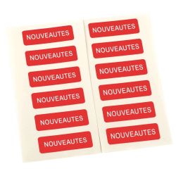 Etiquettes Nouveautés 16 x 50 mm