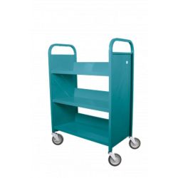 Chariot à livres Demco®  3 tablettes inclinées