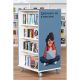 Bibliothèque mobile Everna™ adolescente ordinateur H1500 mm - bleu brume