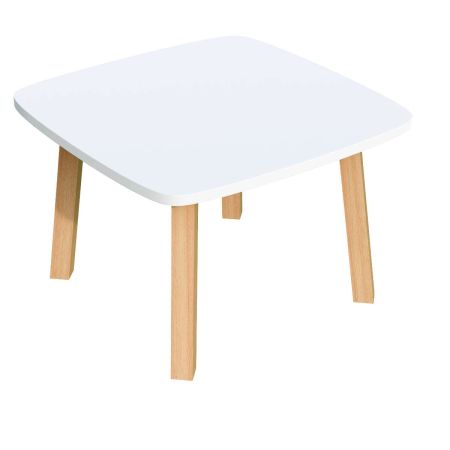 Table basse Woody - blanc