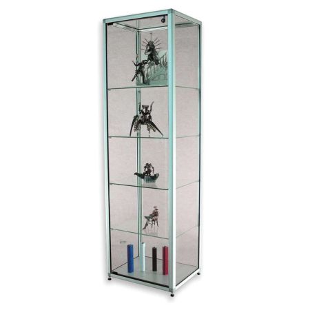 Vitrine à  structure en aluminium