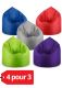 Pouf super assise - 4 pour le prix de 3