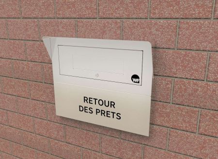 Boîte de retour murale WF