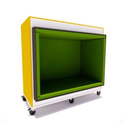 Everna™ Motion Duo Cave H1500mm - Curry Yellow / Kiwi Green Cushions